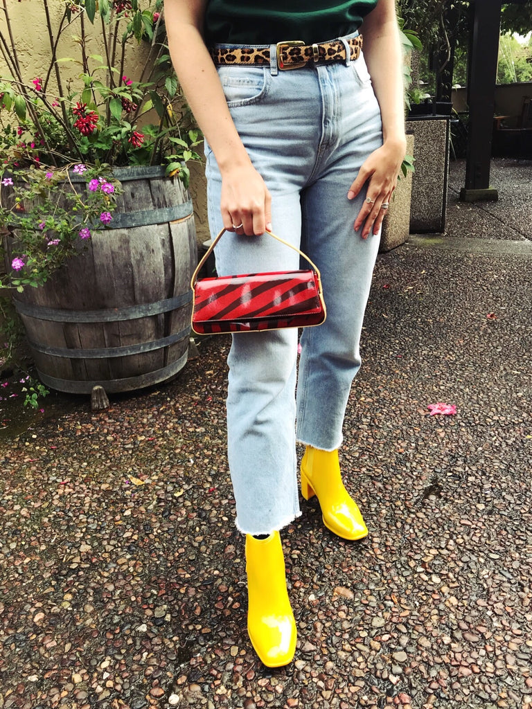 Tiny Vintage Zebra Purse