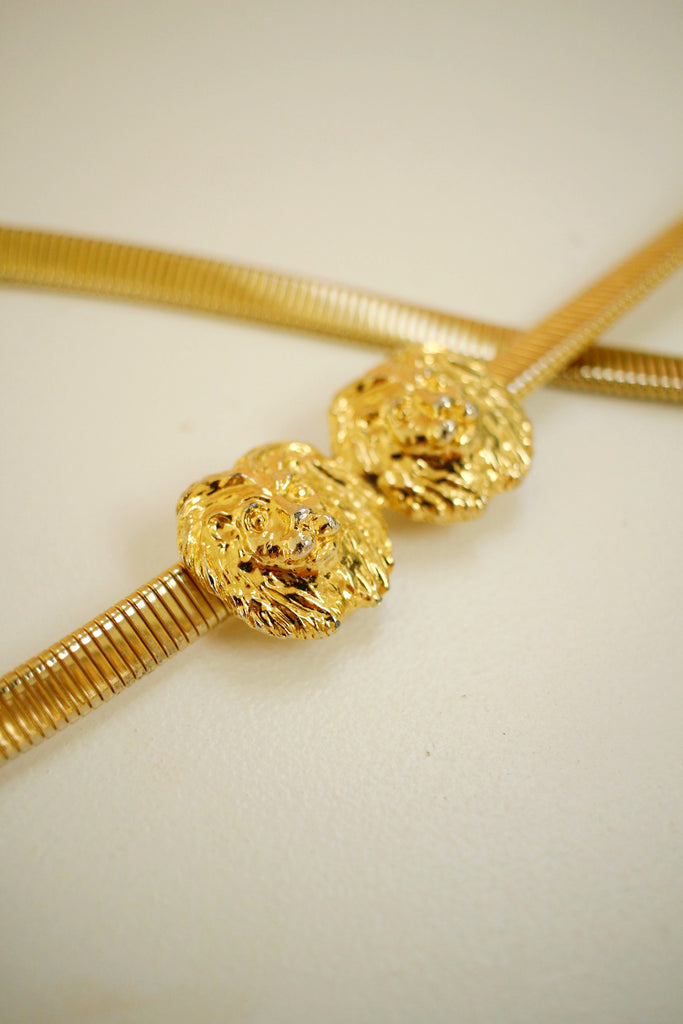 Vintage Lion Belt