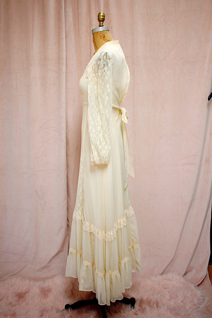 The Jessica | Vintage Gunne Sax Prairie Style Wedding Dress
