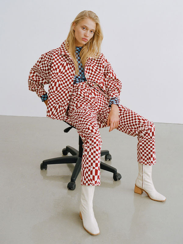 Paloma Wool Realmonte Checkered Pants