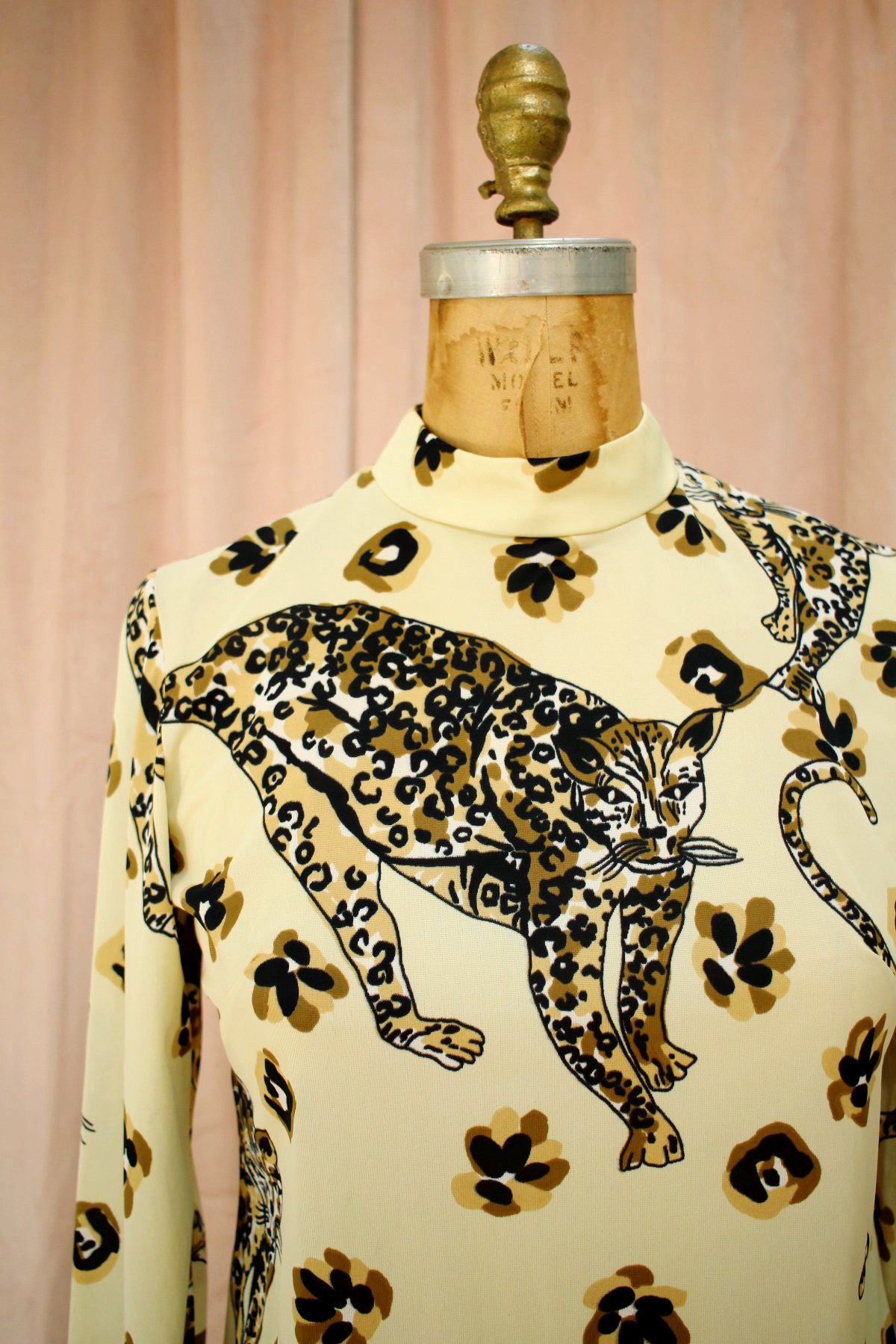Date Night Dress | Vintage Leopard Shift Dress