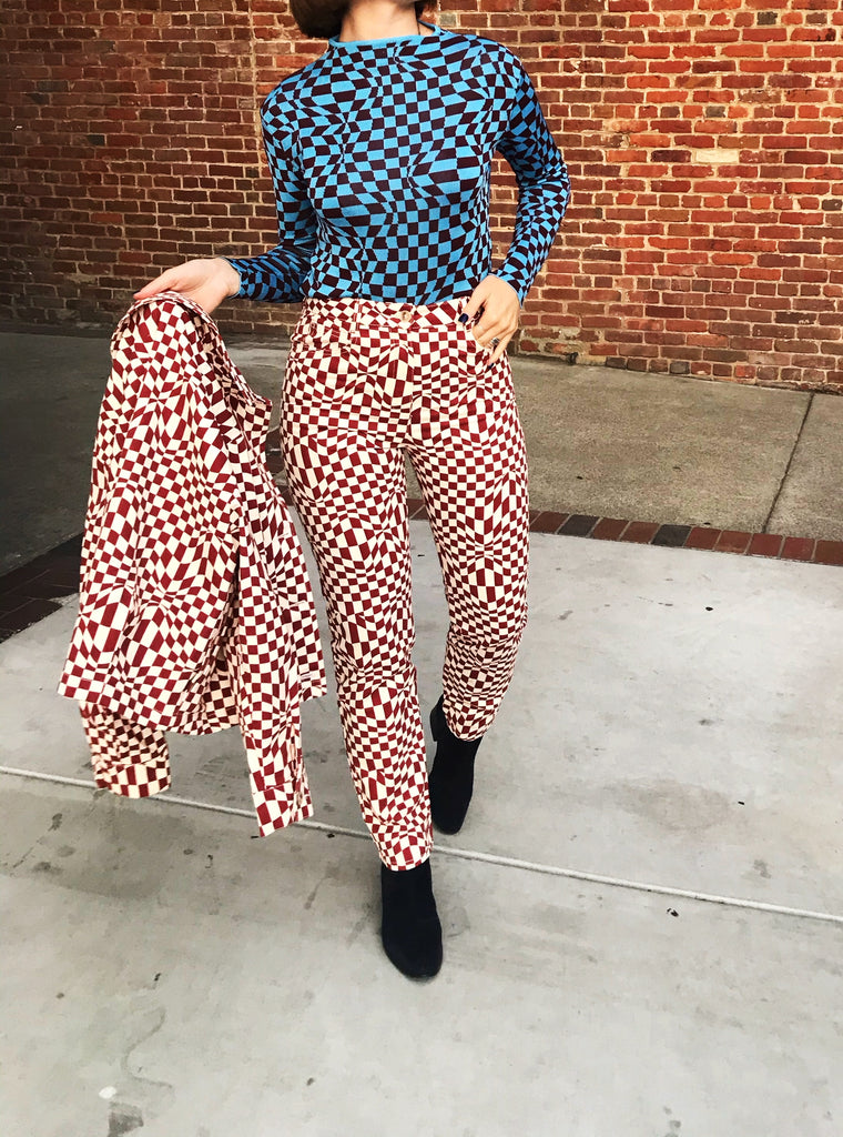 Paloma Wool Realmonte Checkered Pants