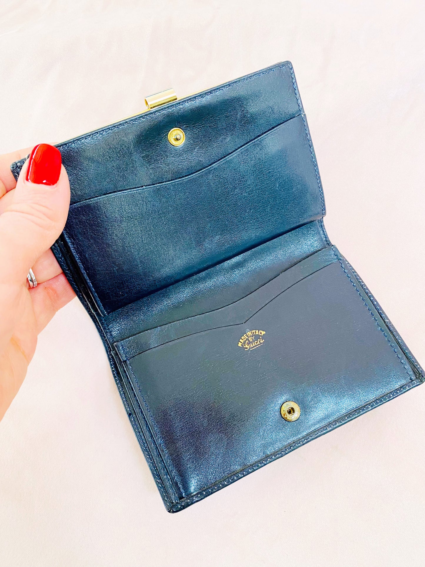 Vintage 1970s Gucci Wallet Ophidia