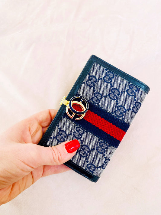Vintage 1970s Gucci Wallet Ophidia