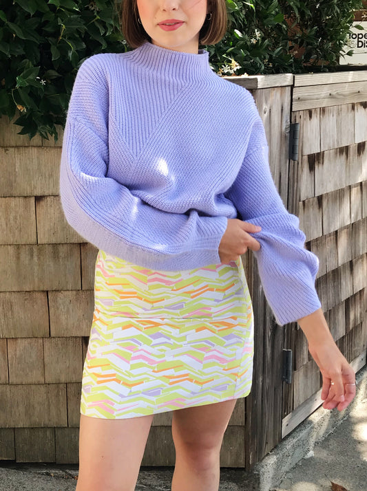 The Raya Sweater - Lilac