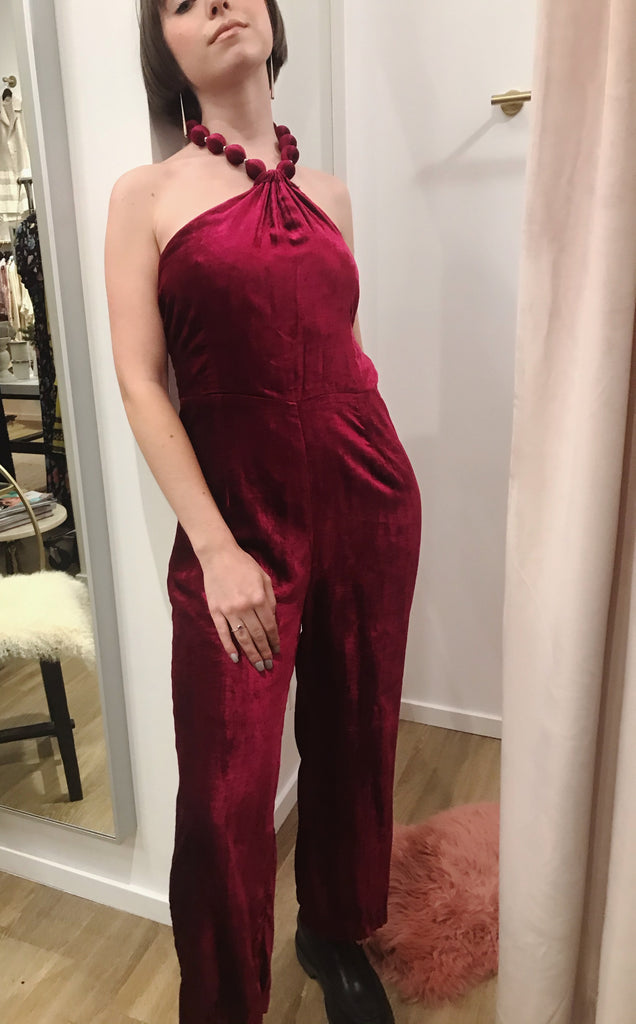 Samantha Pleet Pendant Jumpsuit