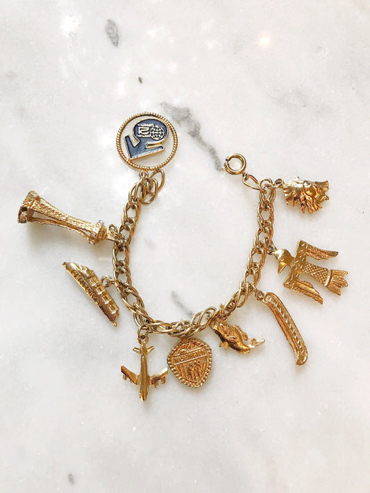 Vintage 1963 Seattle Charm Bracelet