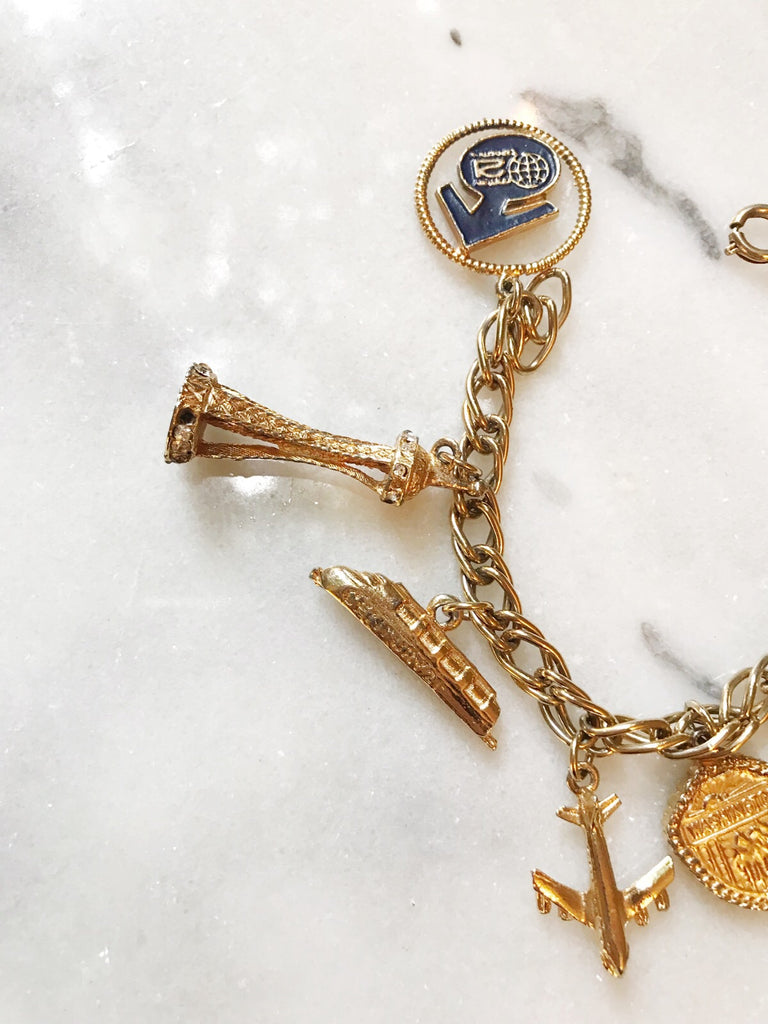Vintage 1963 Seattle Charm Bracelet