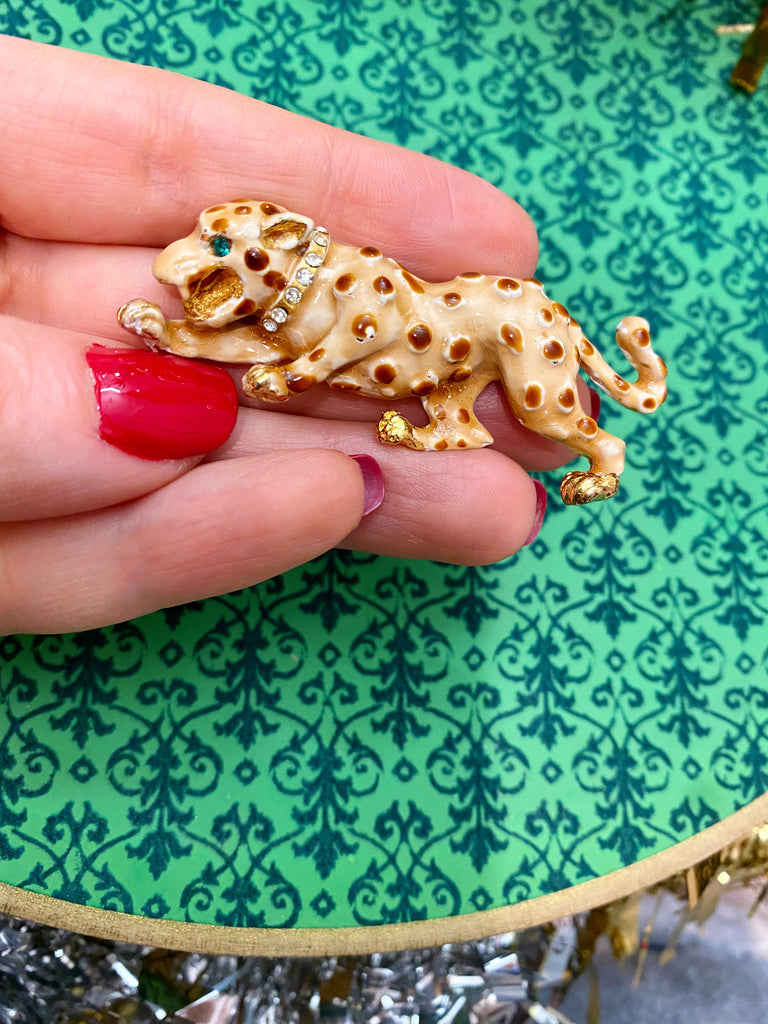 1950s Set of Leopard Brooches