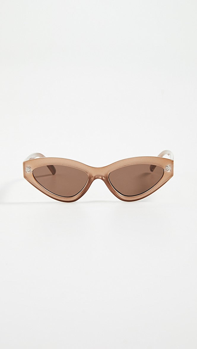 Le Specs Synth Cat Sunglasses- Gold