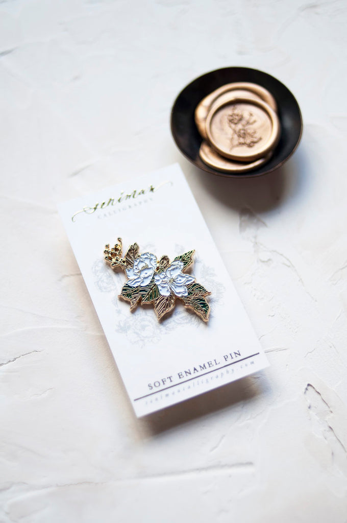 Southern Magnolia Soft Enamel Pin